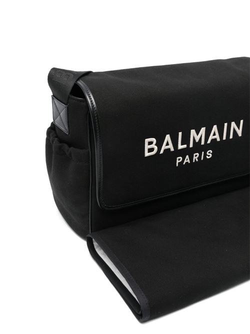 Borsa fasciatoio Balmain Kids nera con logo BALMAIN Kids | BY0618Z0042930AV